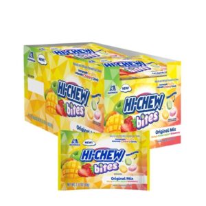 Hi Chew Bites Original Mix Fruit Chewy Candy 2.12 oz 12ct